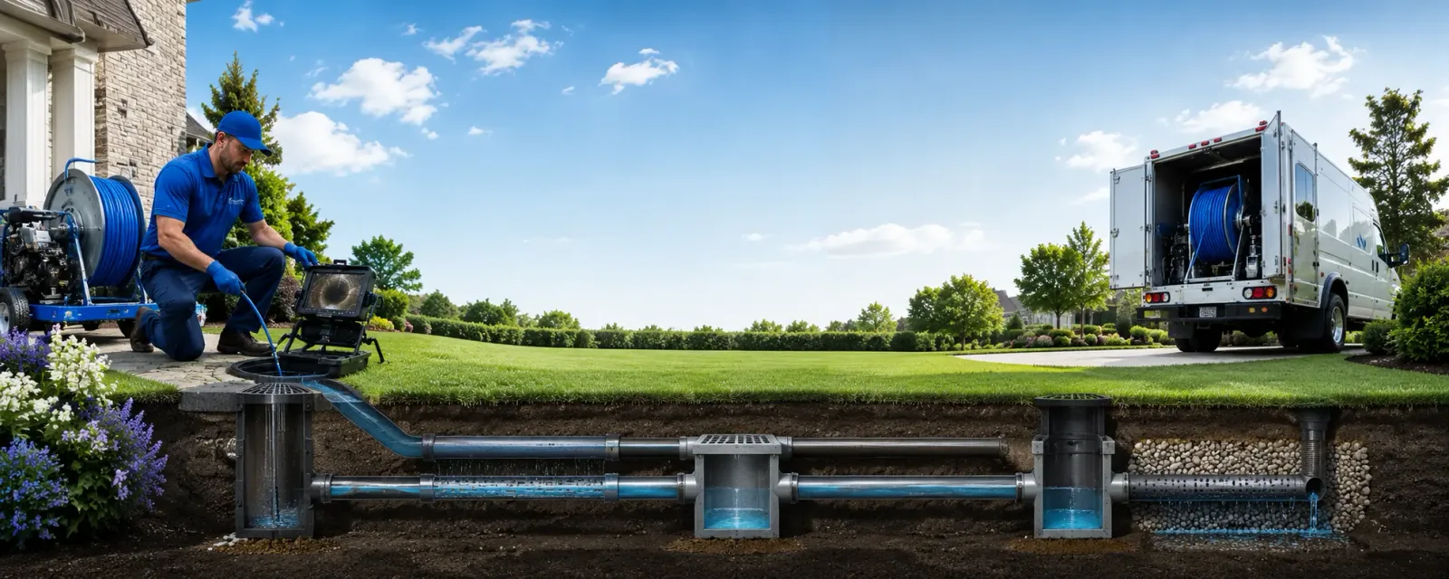 Outdoor drain cleaning information for Berkley, MI